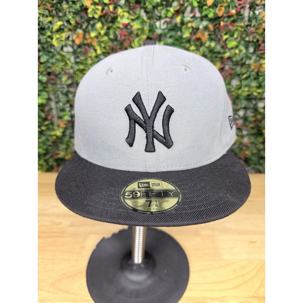 New York Yankees New Era 59Fifty Official MLB Baseball Fitted Flatbrim Hat 7 1/8